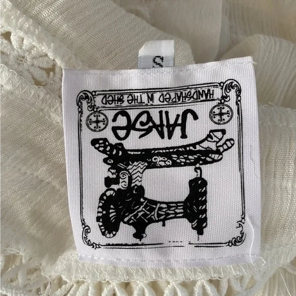 Jaase Women’s Broderie White Boho Summer Dress Sz S - Picture 6 of 6